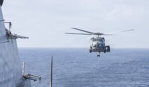 EE. UU. usa un dron mar&iacute;timo en rescate tras ca&iacute;da de helic&oacute;ptero por ataque iran&iacute;