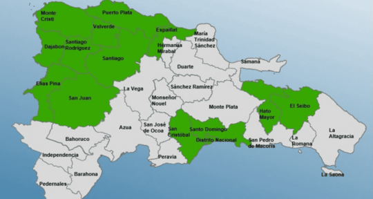 El COE ampl&iacute;a a 13 las provincias en alerta verde por posibles inundaciones y crecidas de r&iacute;os