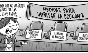 Caricatura de Noticiero Poteleche 12 junio 2026