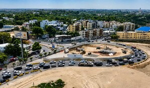 Anuncian cierre temporal de la calzada sur-norte en avenida Jacobo Majluta por obras viales