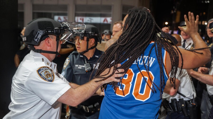Una cincuentena de detenidos durante las finales de la NBA en Nueva York