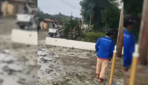 Granizada y fuertes vientos afectan comunidad de San Jos&eacute; de las Matas