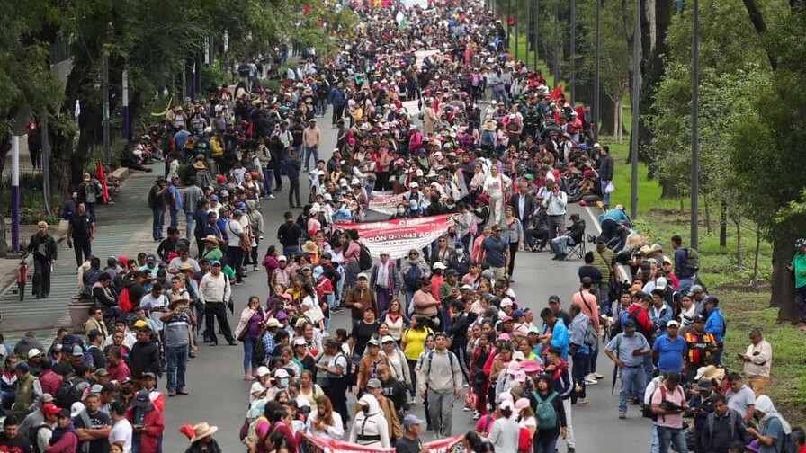 Sheinbaum dice que Fan Fest del Mundial en el Zócalo de México estará abierto pese a protestas Sheinbaum dice que Fan Fest del Mundial en el Zócalo de México estará abierto pese a protestas