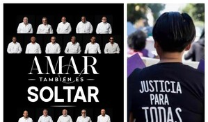 Campa&ntilde;a "Amar tambi&eacute;n es soltar" une a l&iacute;deres religiosos, pol&iacute;ticos y artistas contra feminicidios