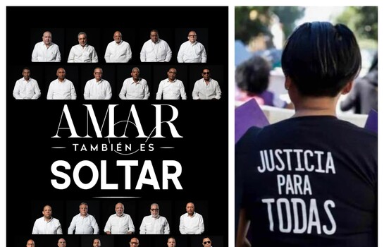 Campa&ntilde;a "Amar tambi&eacute;n es soltar" une a l&iacute;deres religiosos, pol&iacute;ticos y artistas contra feminicidios