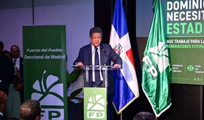 Leonel en Madrid: Por cada uno que puedan sonsacar, vienen mil más a la Fuerza del Pueblo
