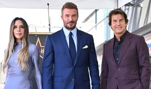 David Beckham recibe su estrella en el Paseo de la Fama de Hollywood