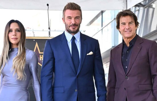 David Beckham recibe su estrella en el Paseo de la Fama de Hollywood