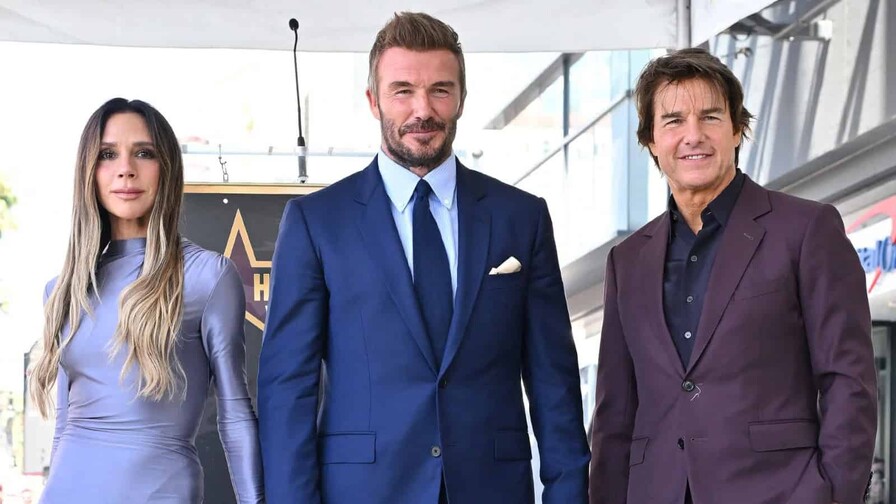 David Beckham recibe su estrella en el Paseo de la Fama de Hollywood David Beckham recibe su estrella en el Paseo de la Fama de Hollywood