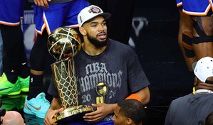 Karl-Anthony Towns se casa con Jordyn Woods tras coronarse campe&oacute;n de la NBA