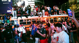 Un total de 63 personas detenidas en Nueva York tras la hist&oacute;rica victoria de los Knicks