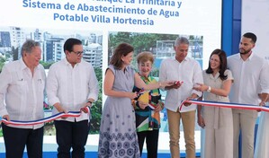 Vicepresidenta Raquel Pe&ntilde;a inaugura obras de agua potable en Santiago por m&aacute;s de RD$160 millones
