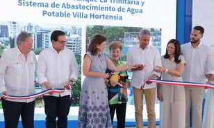 Vicepresidenta Raquel Pe&ntilde;a inaugura obras de agua potable en Santiago por m&aacute;s de RD$160 millones