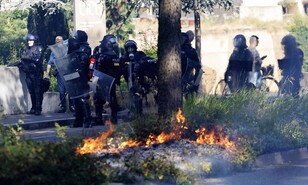 Violencia y actos vand&aacute;licos en manifestaci&oacute;n contra el G7 en Ginebra