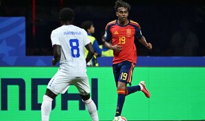 Lamine se bautiza en el Mundial con un ba&ntilde;o de realidad ante Cabo Verde