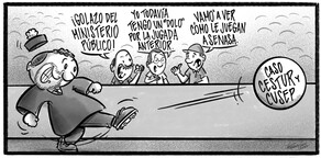 Caricatura de Noticiero Poteleche 17 junio 2026