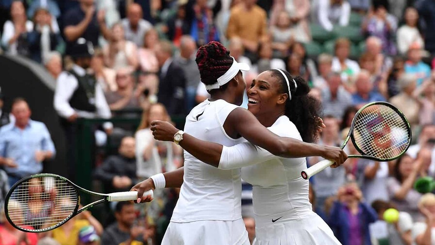 Venus y Serena Williams formarán pareja de dobles en Wimbledon Venus y Serena Williams formarán pareja de dobles en Wimbledon