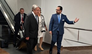 Secretario general de la ONU llega a RD; sostendrá encuentro con Abinader antes de visitar Haití