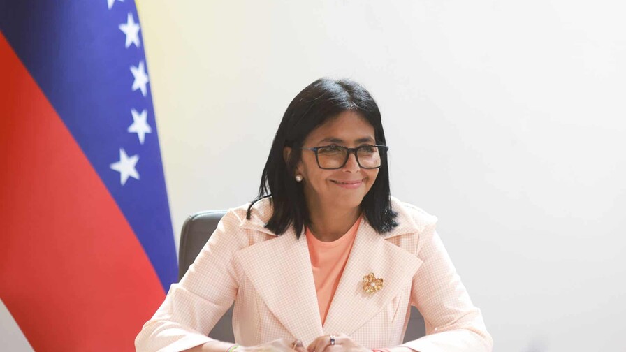 Delcy Rodr&iacute;guez dice que 1,046 venezolanos han sido liberados desde enero pasado