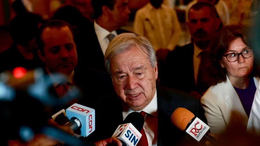 El secretario general de la ONU destaca el apoyo de RD a la fuerza contra las bandas en Haití El secretario general de la ONU destaca el apoyo de RD a la fuerza contra las bandas en Haití