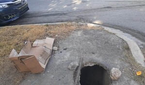 Imbornales destapados y calles inundadas preocupan a familias del residencial Invi-Dorex