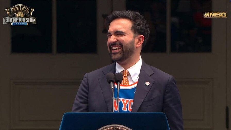 Mamdani en la celebración de los Knicks: Cuando nos dicen que algo es imposible, ganamos