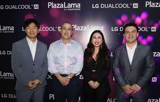 LG presenta en Plaza Lama sus nuevos aires acondicionados inteligentes Dualcool Max y Artcool