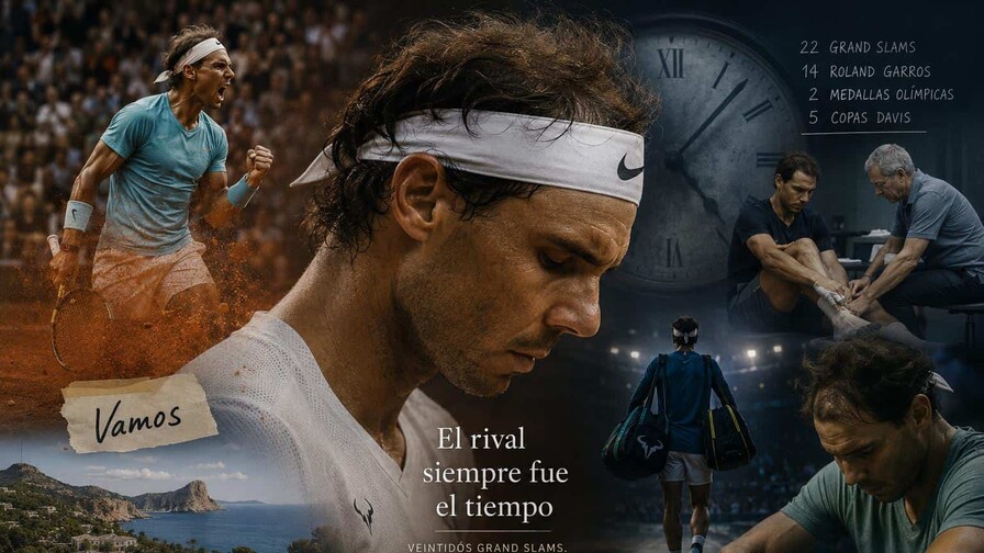 Rafa Nadal o la negociación permanente con el límite Rafa Nadal o la negociación permanente con el límite