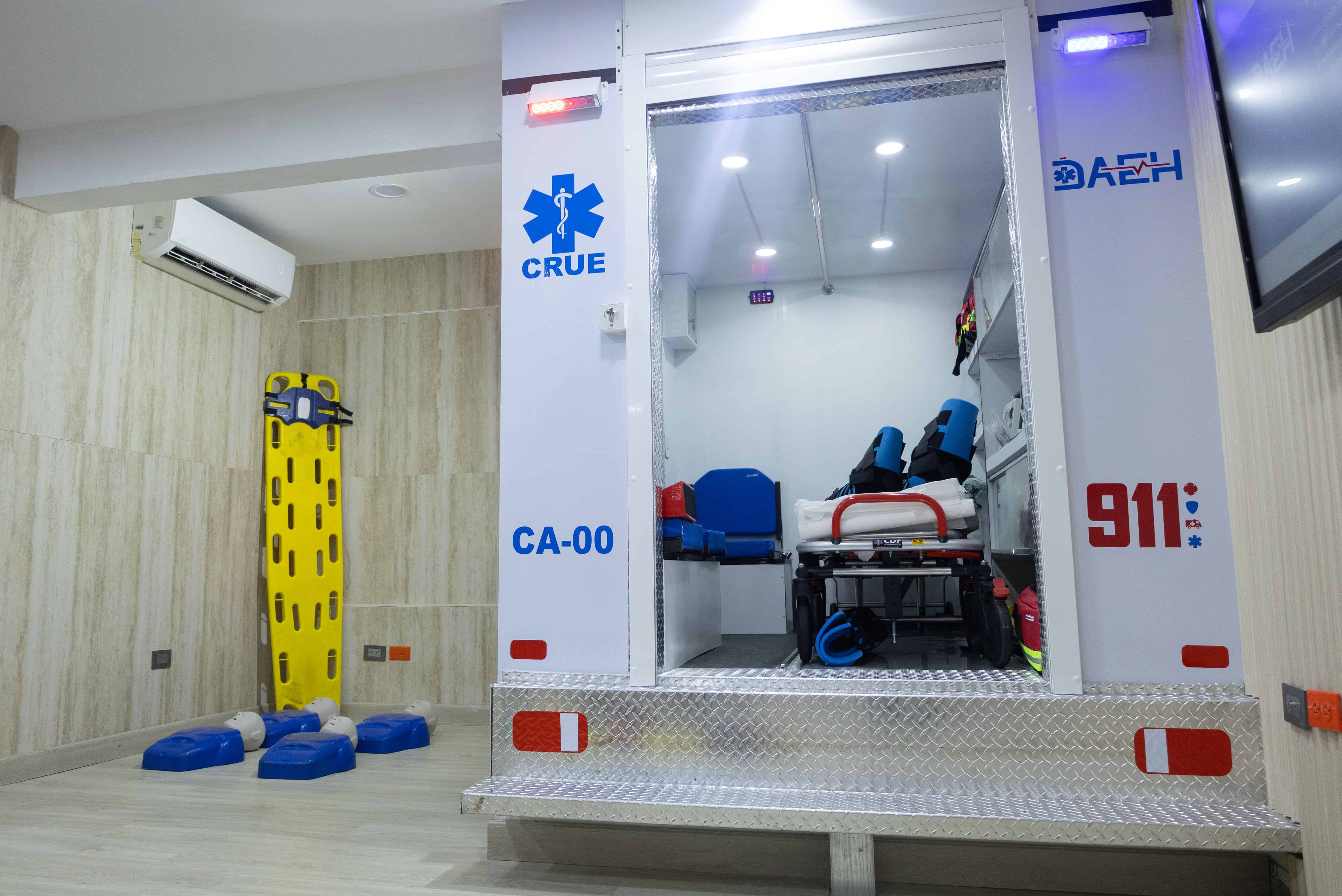 Nuevo espacio de simulación de emergencia de la DAEH
