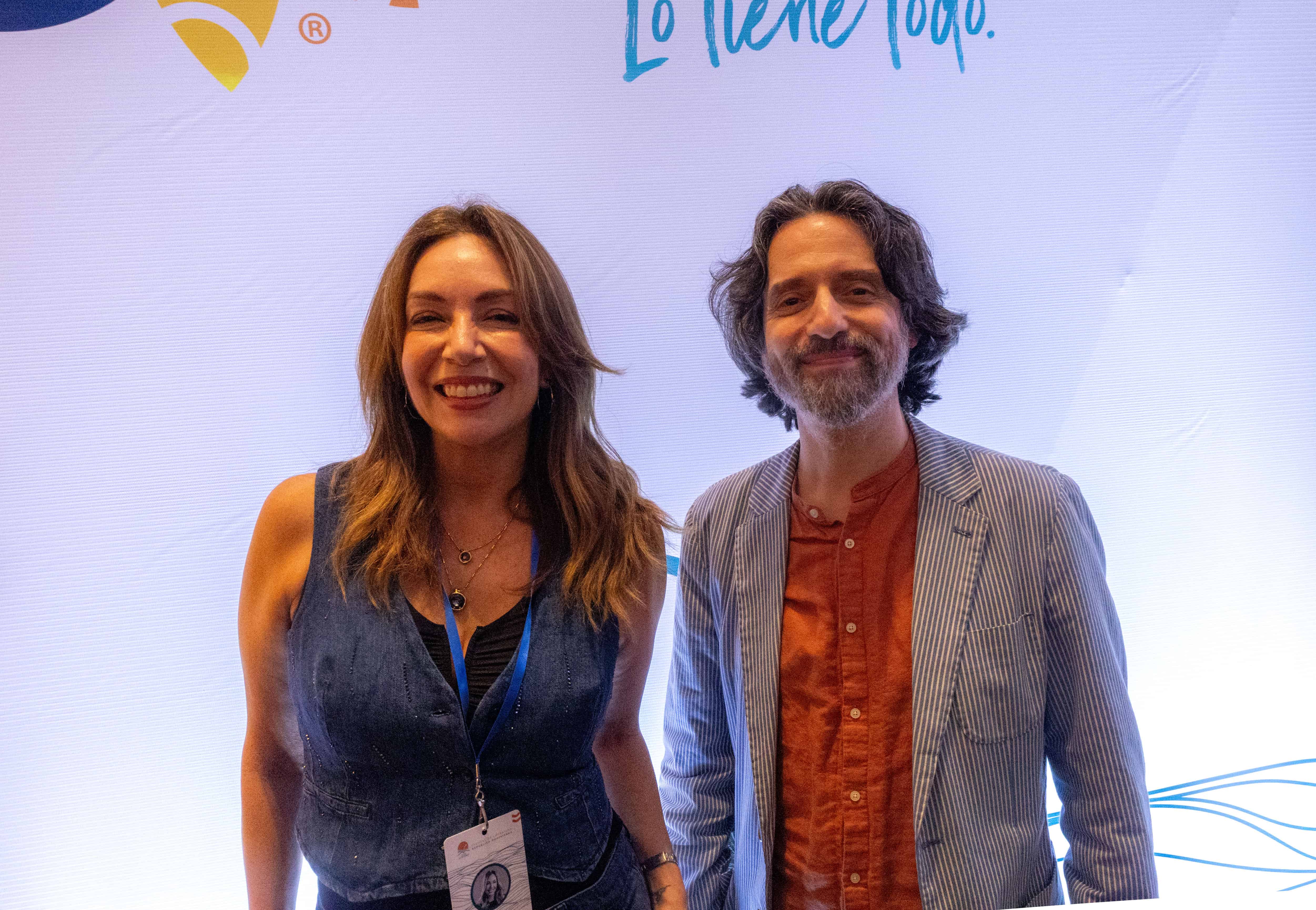 Gabriela Llanos y Andrés Newman.