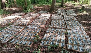 El Ejército de Nicaragua incauta 475 paquetes de cocaína cerca de frontera con Costa Rica