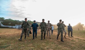 Gobierno supervisa condiciones de seguridad y desarrollo en la frontera sur del pa&iacute;s