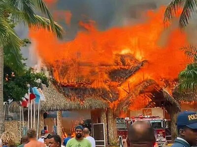 Incendio hotel Viva en Bayahíbe
