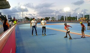 Patinaje cuenta con su moderna pista de patinaje para Santo Domingo 2026