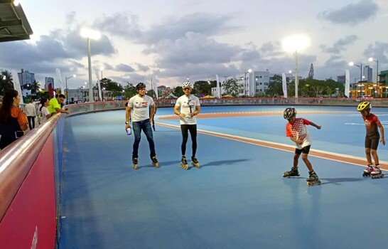 Patinaje cuenta con su moderna pista de patinaje para Santo Domingo 2026