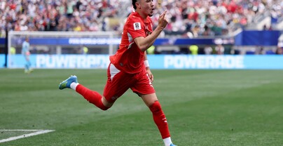 El gol de Rub&eacute;n Vargas fue el primero de un dominicano en Mundial