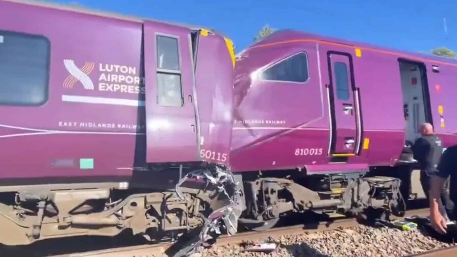 Un muerto y decenas de heridos tras colisión de trenes al norte de Londres Un muerto y decenas de heridos tras colisión de trenes al norte de Londres