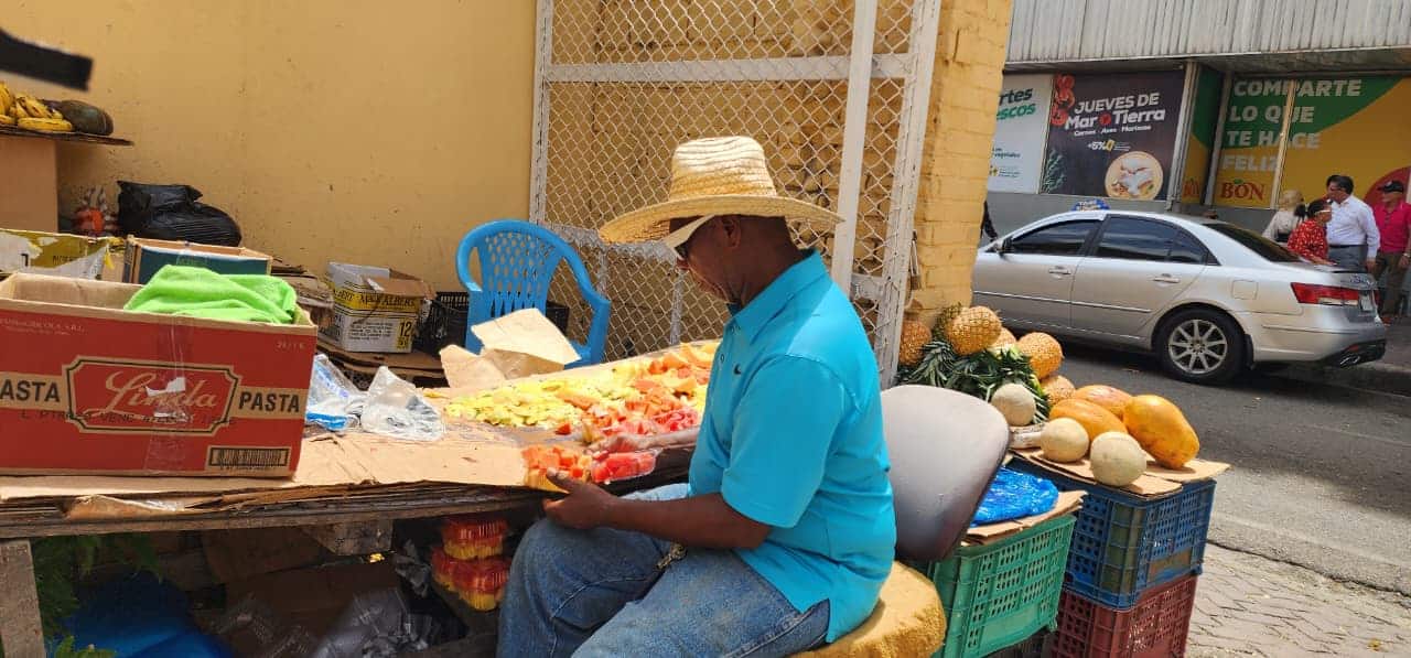 Vendedor ambulante de Santiago.