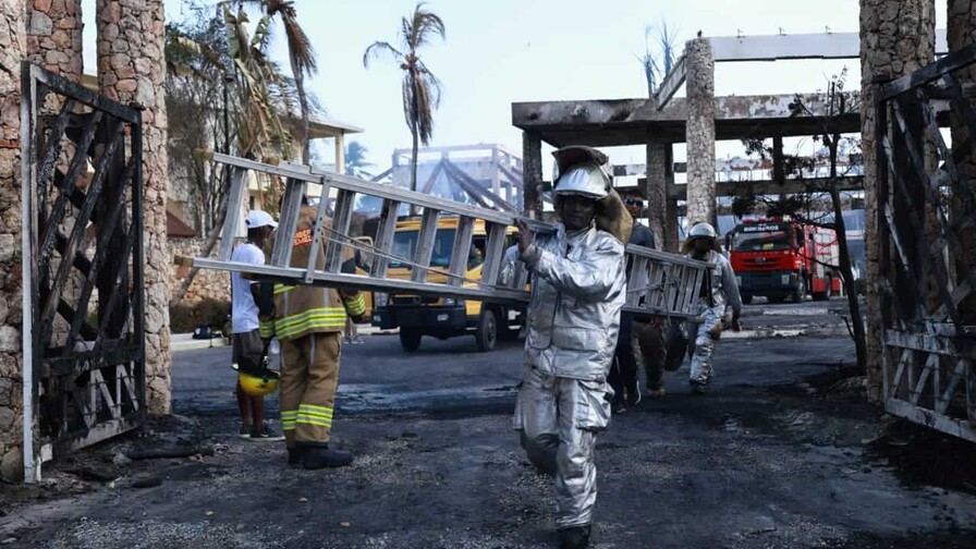 Al menos 10 personas requirieron asistencia médica tras incendio en hotel de Bayahíbe