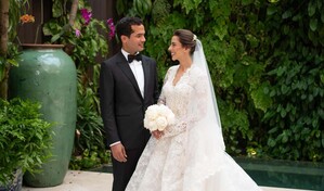 Omar Fern&aacute;ndez y Alexia Rubio sellan su uni&oacute;n ante la Iglesia