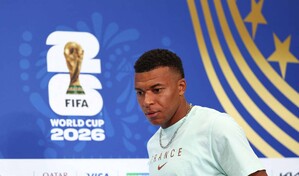 Alcanzar los cien partidos con Francia, una cifra hist&oacute;rica, va a ser especial, dice Mbapp&eacute;