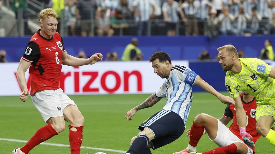 Con doblete de Messi, Argentina se clasifica a los 16avos de final al vencer a Austria Con doblete de Messi, Argentina se clasifica a los 16avos de final al vencer a Austria