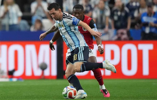 Messi le anota a Austria en el primer tiempo y se convierte en el m&aacute;ximo goleador de los mundiales