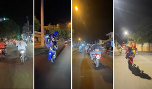 Denuncian peligro por carreras clandestinas de motoristas en el centro de San Francisco de Macor&iacute;s