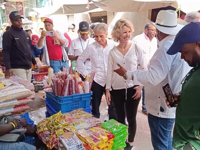 Embajadores de Francia y Unión Europea visitan Dajabón