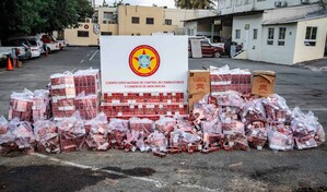 Autoridades decomisan 36,000 paquetes de cigarrillos de contrabando en Montecristi
