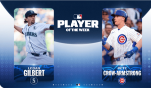 Crow-Armstrong y Gilbert son escogidos jugadores de la semana