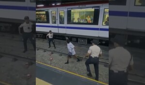 Mujer se lanza a los rieles del metro y obliga a suspender parcialmente el servicio en la l&iacute;nea 2