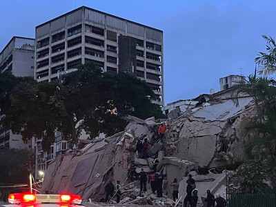 Fuerte sismo sacude a Venezuela; reportan colapso de edificaciones