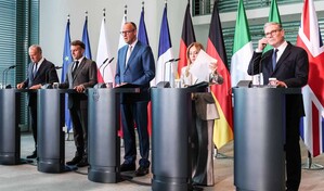 L&iacute;deres de cinco potencias europeas confirman compromiso de participar en misi&oacute;n en Ormuz